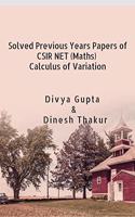 Solved Previous Years Papers of CSIR NET (Maths) Calculus of Variation