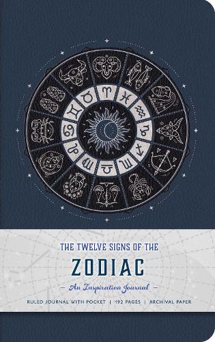 The Twelve Signs of the Zodiac Hardcover Ruled Journal