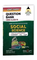 Educart One-shot Question Bank SOCIAL SCIENCE CBSE Class 10 for 2024 (Only Important Q's covered Ch-wise)