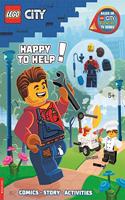 LEGO (R) City: Happy to Help! Activity Book (with Harl Hubbs minifigure)