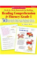 Week-By-Week Homework for Building Reading Comprehension & Fluency: Grade 1