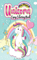 Stay Magical Unicorn Copy Coloring Book: Fun Activity Books For Children