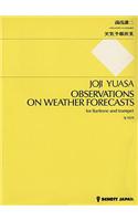 Observations on Weather Forecasts: For Baritone and Trumpet