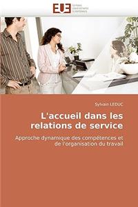 L''accueil Dans Les Relations de Service