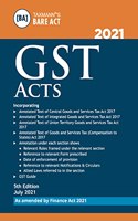 Taxmann's GST Acts - Compilation of Amended, Updated & Annotated text of the GST Acts | Pocket Paperback