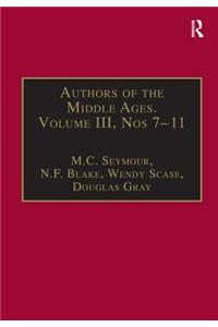Authors of the Middle Ages, Volume III, Nos 7–11