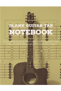Blank Guitar Tab Notebook