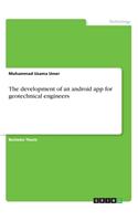 development of an android app for geotechnical engineers