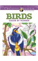 Creative Haven Birds Color by Number Coloring Book