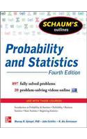 Schaum's Outline of Probability and Statistics, 4th Edition