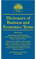 Dictionary of Business and Economics Terms