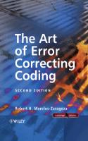 The Art of Error Correcting Coding 2e +Website