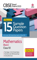 Cbse Board Exams 2023 I Succeed 15 Sample Question Papers Mathematics (Basic) Class 10