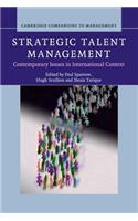 Strategic Talent Management