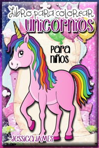 Libro para Colorear Unicornios para Niños