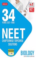 34 Years NEET Previous Year Solved Question Papers with NEET Chapterwise Topicwise Solutions - Biology 2021