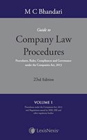 M C Bhandari’s Guide to Company Law Procedures, 23/e (Set of 4 Volumes)