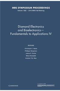 Diamond Electronics and Bioelectronics — Fundamentals to Applications IV: Volume 1282