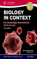 Biology in Context for Cambridge International as & a Level Student Book