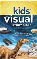 Niv, Kids' Visual Study Bible, Hardcover, Blue, Full Color Interior