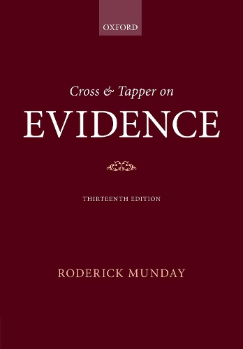 Cross & Tapper on Evidence