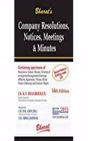 Company Resolutions, Notices, Meetings and Minutes