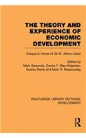 The Theory and Experience of Economic Development