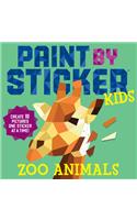 Paint by Sticker Kids: Zoo Animals