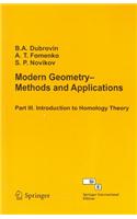 Modern Geometry Methods -Vol Iii (Spg)