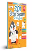 201 Brain Booster Activity Book - Fun Activities and Exercises for Children Tracing & Pattern, Colors & Shapes, Maze