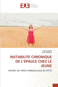 Instabilite Chronique de l'Epaule Chez Le Jeune