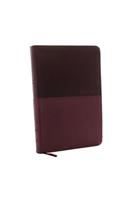 NKJV, Value Thinline Bible, Large Print, Imitation Leather, Burgundy, Red Letter Edition