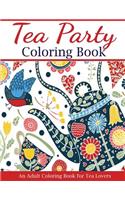 Tea Party Coloring Book