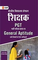 Kendriya Vidyalaya Sangathan Teacher Pgt  - General Aptitude