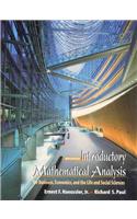 Introductory Mathematical Analysis for Business, Economics and the Life and Social Sciences