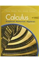 Advanced Placement Calculus 2016 Graphical Numerical Algebraic Fifth Edition Student Edition