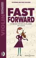 Fast Forward: 21 Pieces for Violin Players Violin Part Only and Audio CD