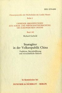 Staatsguter in Der Volksrepublik China