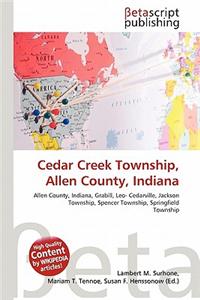 Cedar Creek Township, Allen County, Indiana