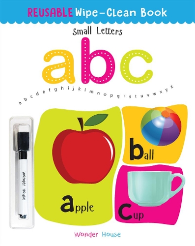 Reusable Wipe And Clean Book - Small Letters : Write And Practice Small Letters