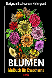 BLUMEN - Malbuch für Erwachsene