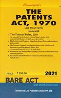 Commercial's The Patents ACT, 1970 - 2021/edition