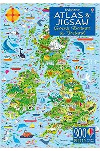 Usborne Atlas & Jigsaw Great Britain & Ireland