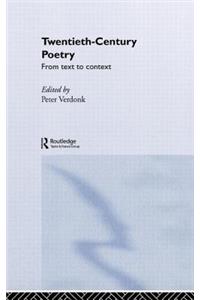 Twentieth-Century Poetry: From Text to Context(Interface)