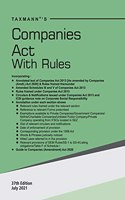 Taxmann's Companies Act with Rules - Most Authentic & Comprehensive Book covering Amended, Updated & Annotated text of the Companies Act 2013 with Rules, Circulars & Notifications | Pocket Hardbound