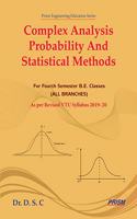 Complex Analysis Probability and Statistical Methods for 4th Semester B.E. Classes