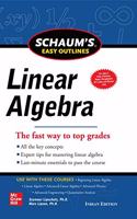 Schaums Easy Outline Of Linear Algebra (SCHAUM'S Easy Outlines)