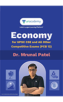 Economy for UPSC Civil Services Examination and All Other Competitive Exams (PCB 12) by Dr. Mrunal Patel | English | 1st Edition | Prelims [Paperback] Dr. Mrunal Patel