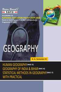 NEP Geography | Human Geography MJC-5 | Geography of India & Bihar MJC-6 | Statistical Methods in Geography with Practical MJC-7 Syllabus According to NEP FYUGP