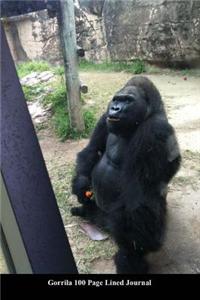 Gorrila 100 Page Lined Journal